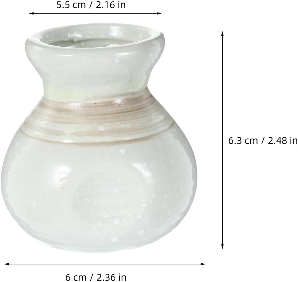 Ceramic Toothpick Holder Small Decorative Tabletop Toothpick Jar for Home, Dining Table, Coffee Table, and Office
