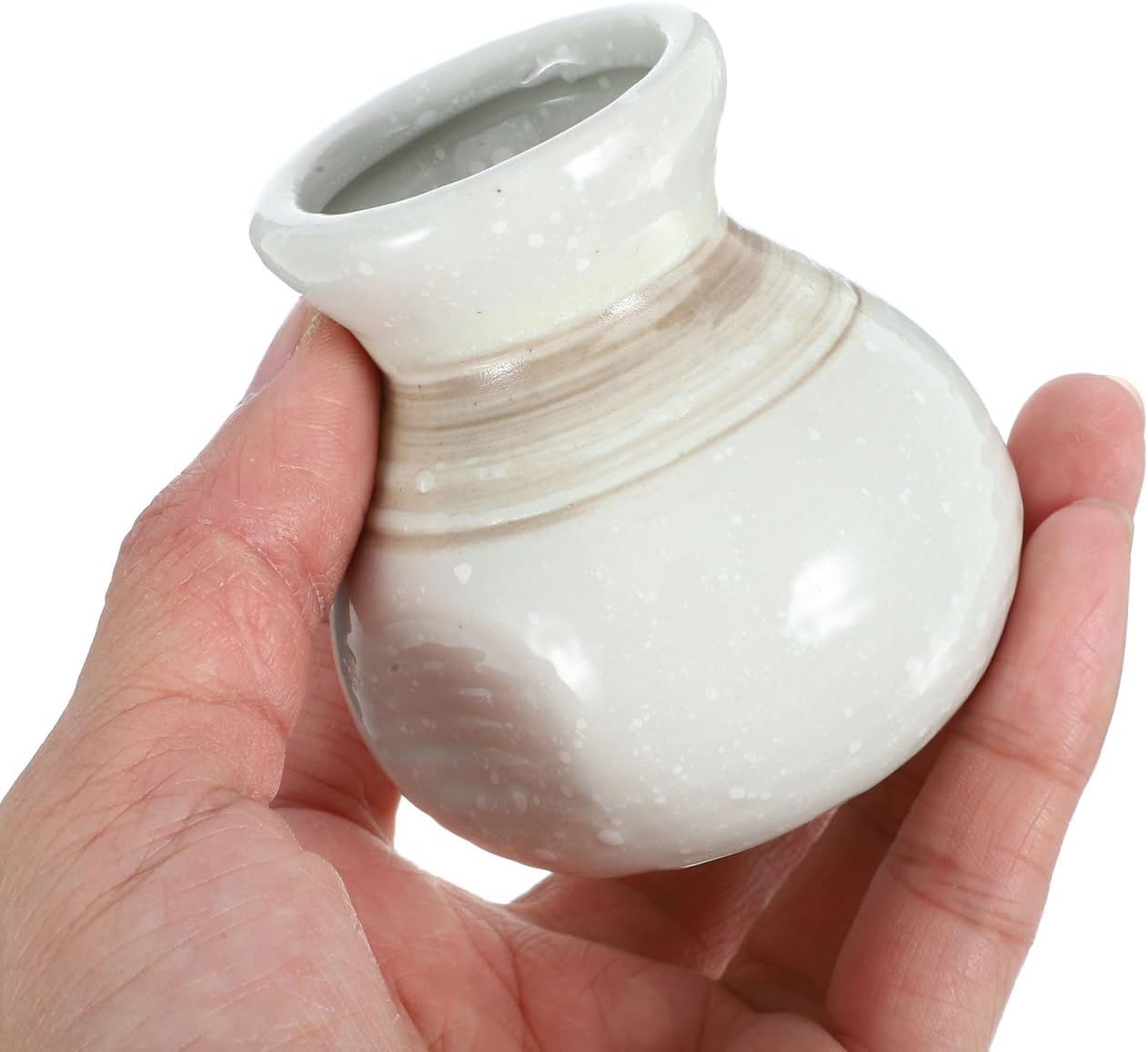 Ceramic Toothpick Holder Small Decorative Tabletop Toothpick Jar for Home, Dining Table, Coffee Table, and Office
