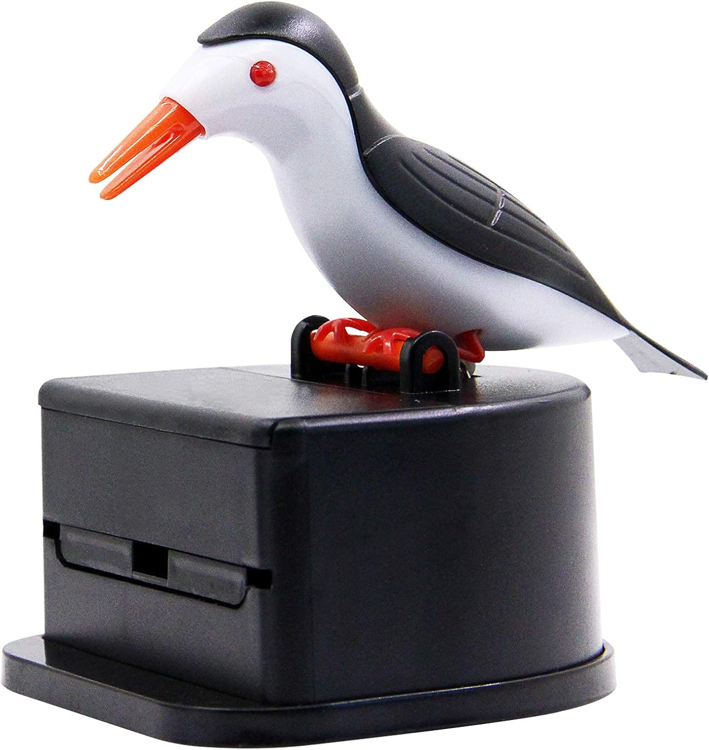 Creative Bird Toothpick Dispenser Automatic Toothpick Holder Cartoon Style Dustproof Storage Box for Dining Table and Home