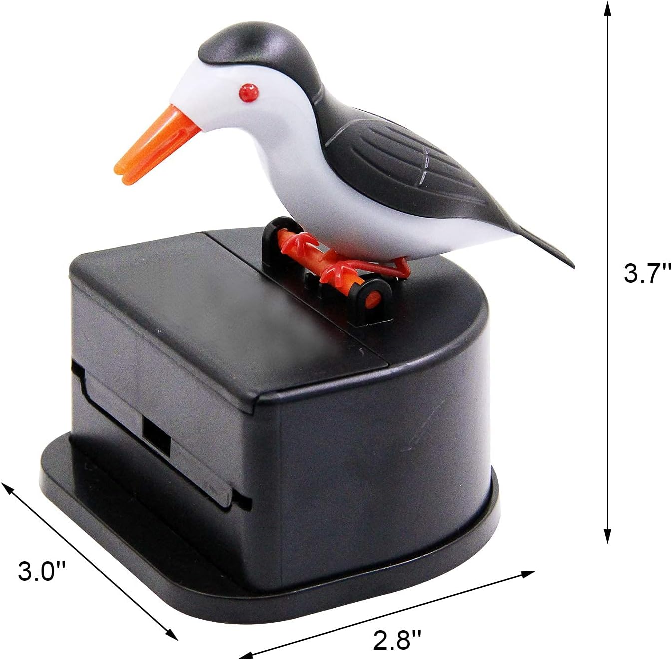 Creative Bird Toothpick Dispenser Automatic Toothpick Holder Cartoon Style Dustproof Storage Box for Dining Table and Home